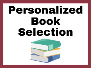 personalized book selection button