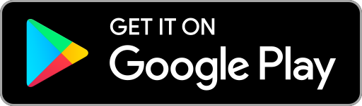 triangle logo with text "get it on google play"